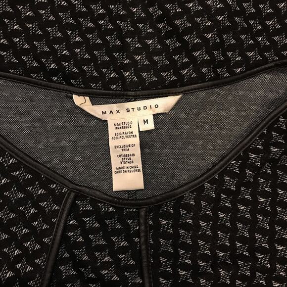 Max Studio Dolman Black Top - Picture 3 of 3